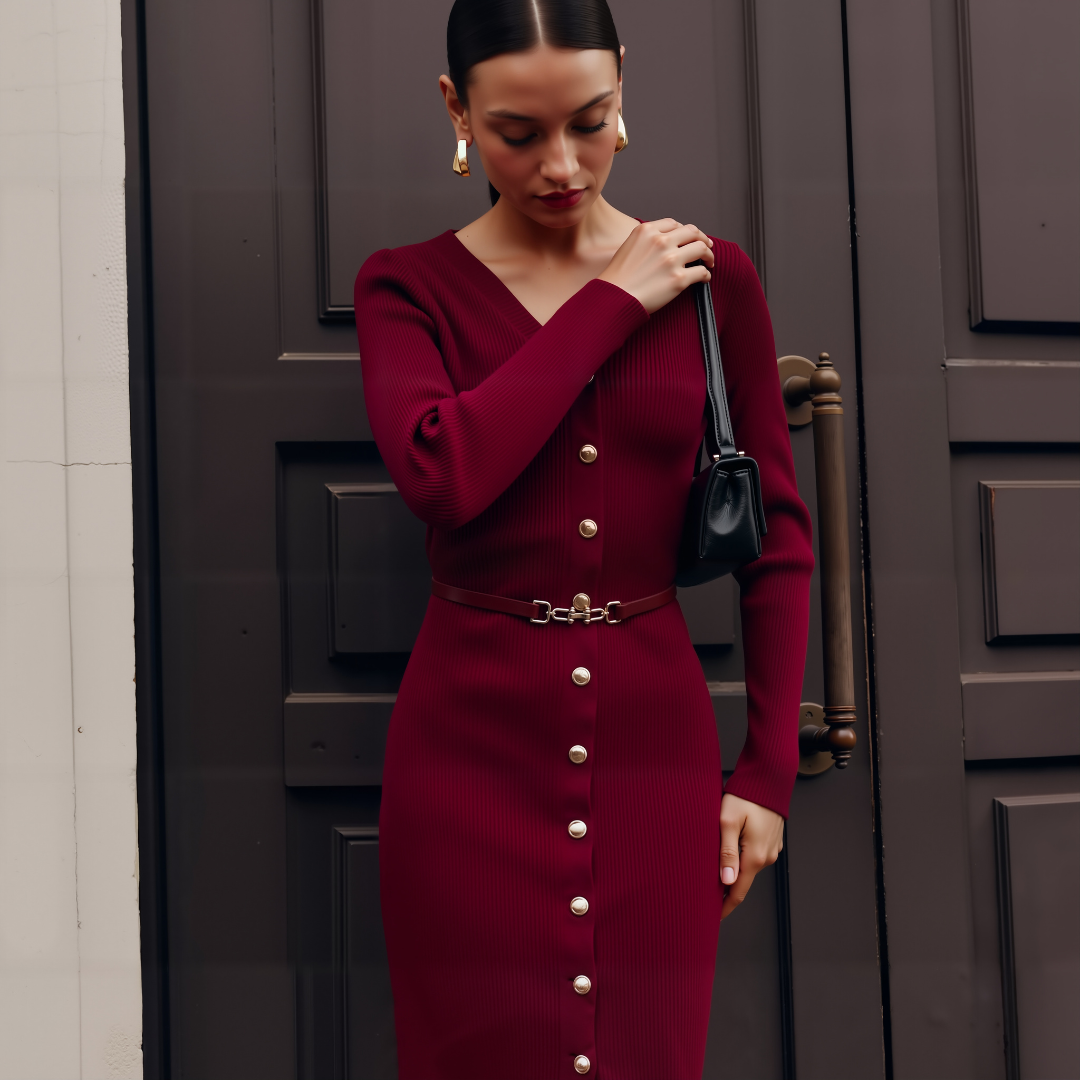 Avina Rib Dress