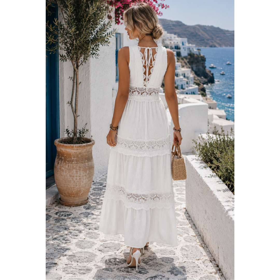 Heavenly Lace Gown Dress