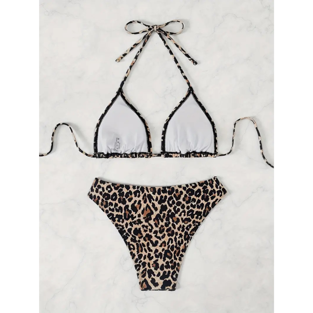Leopard Glow Bikinis - 2025 år med trend