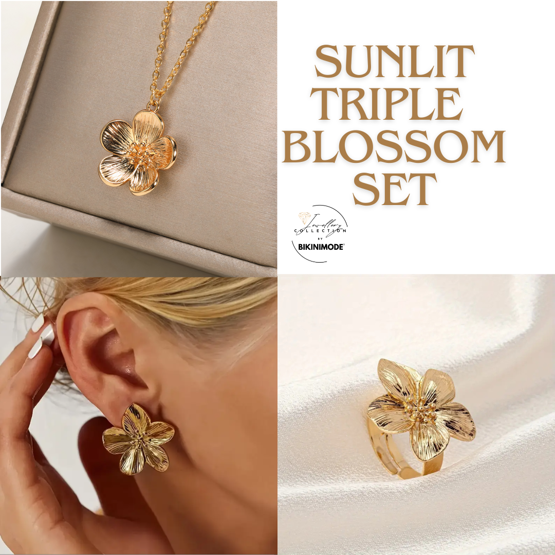 Sunlit Triple Blossom Set