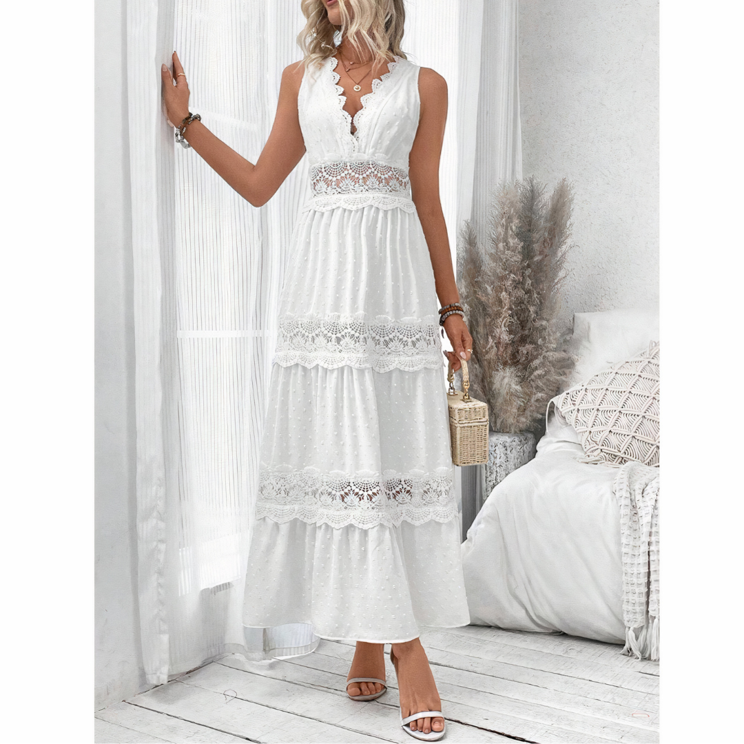 Heavenly Lace Gown Dress