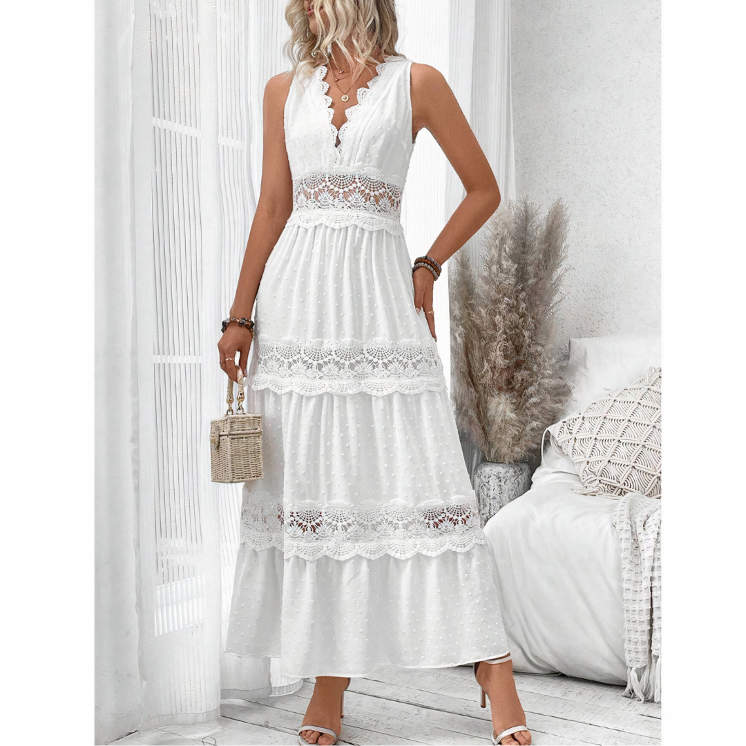 Heavenly Lace Gown Dress