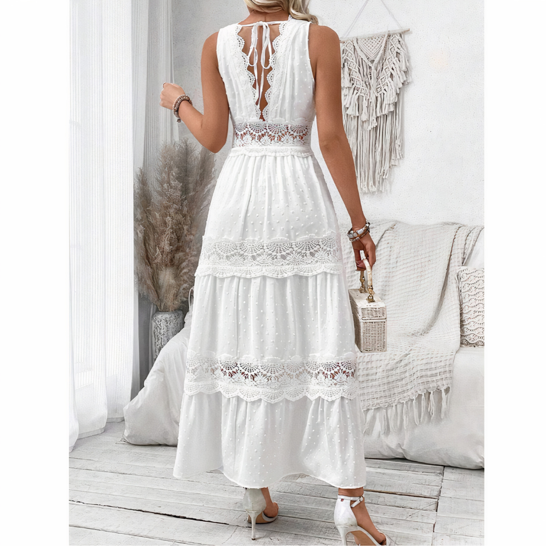 Heavenly Lace Gown Dress