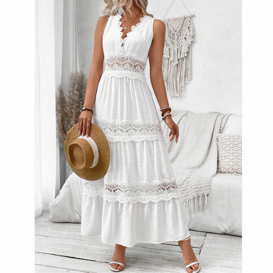 Heavenly Lace Gown Dress