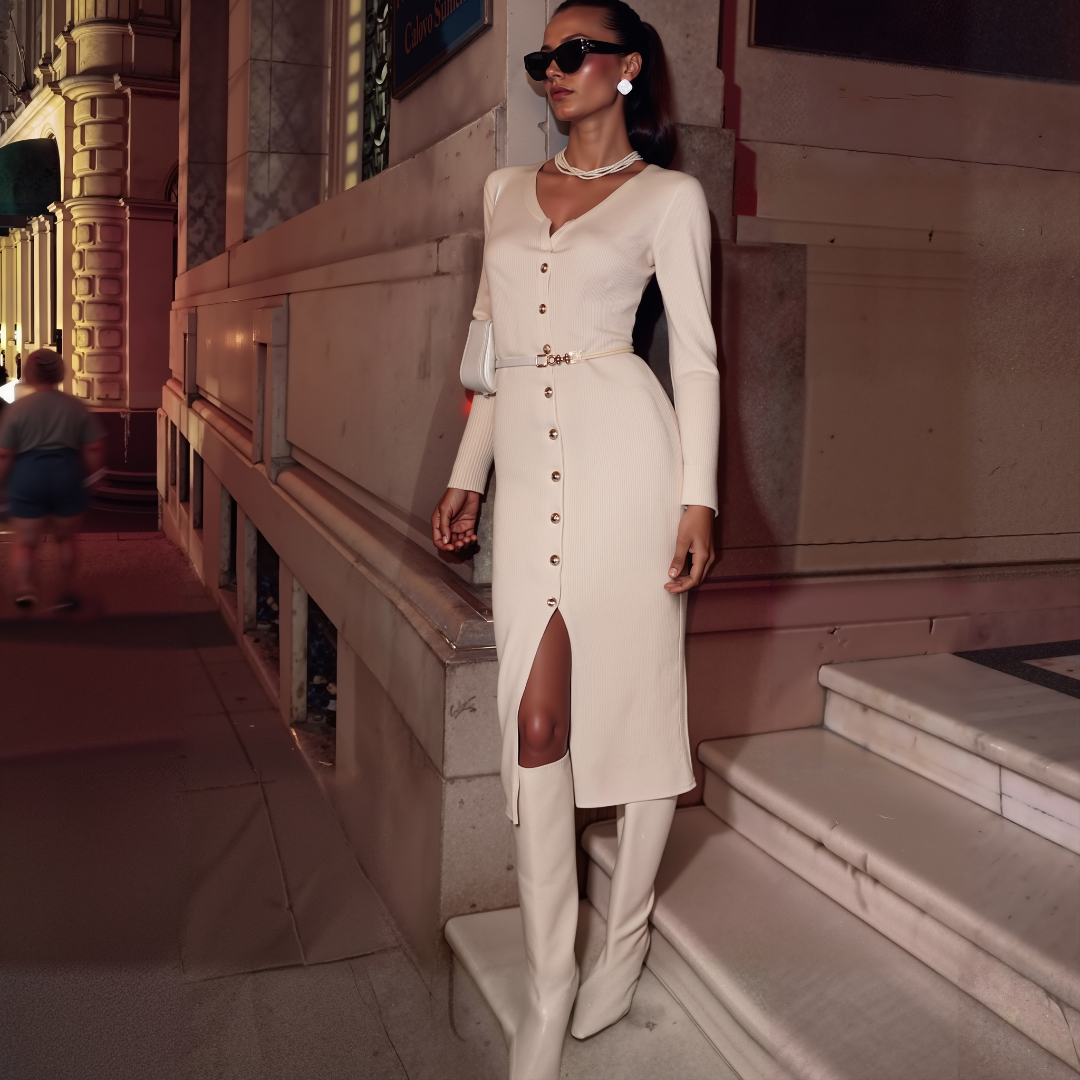 Avina Rib Dress