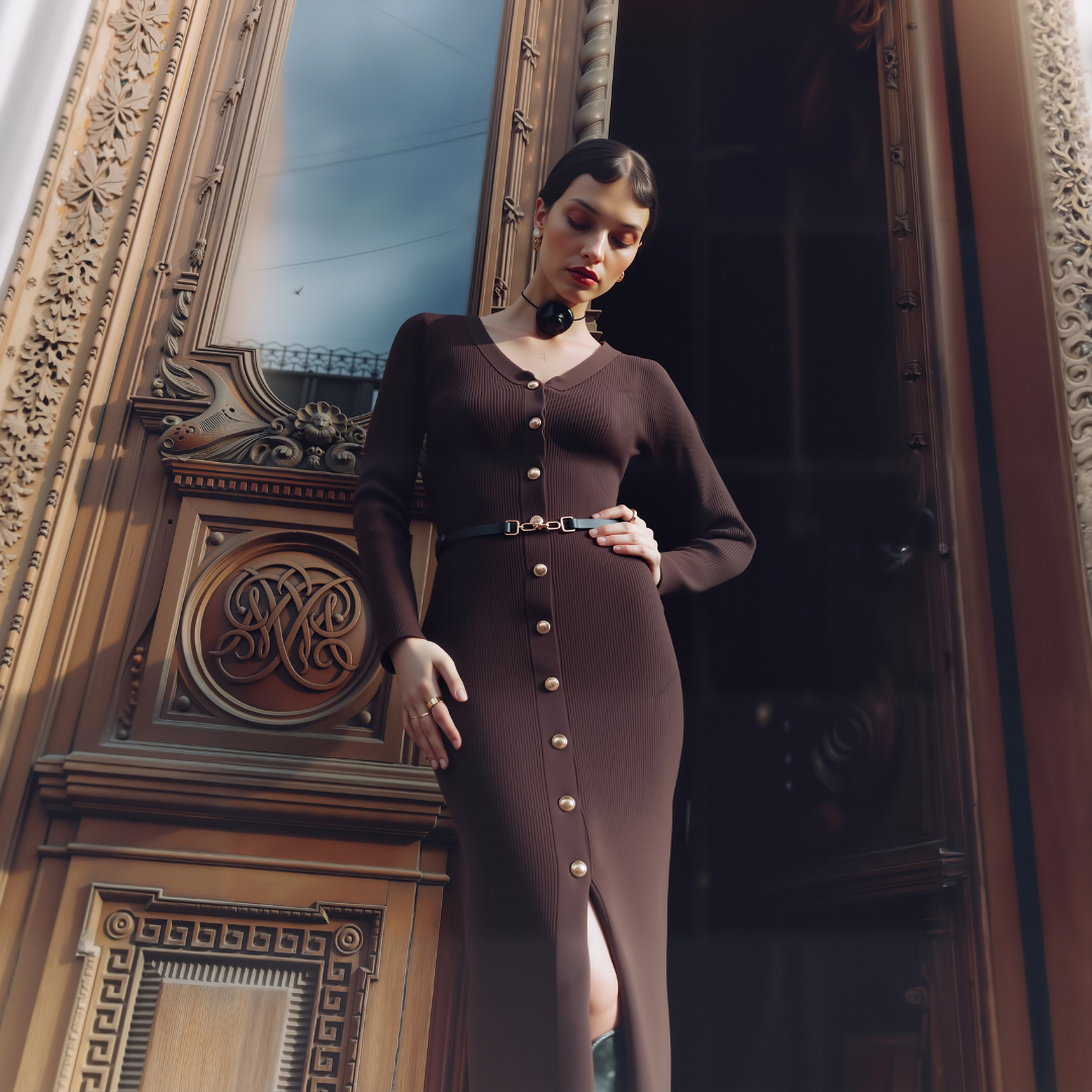 Avina Rib Dress