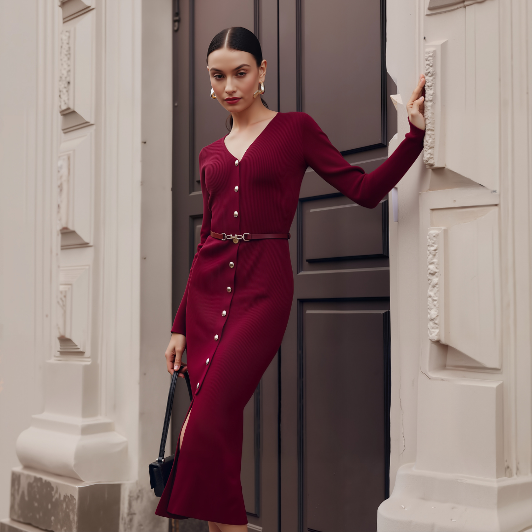 Avina Rib Dress