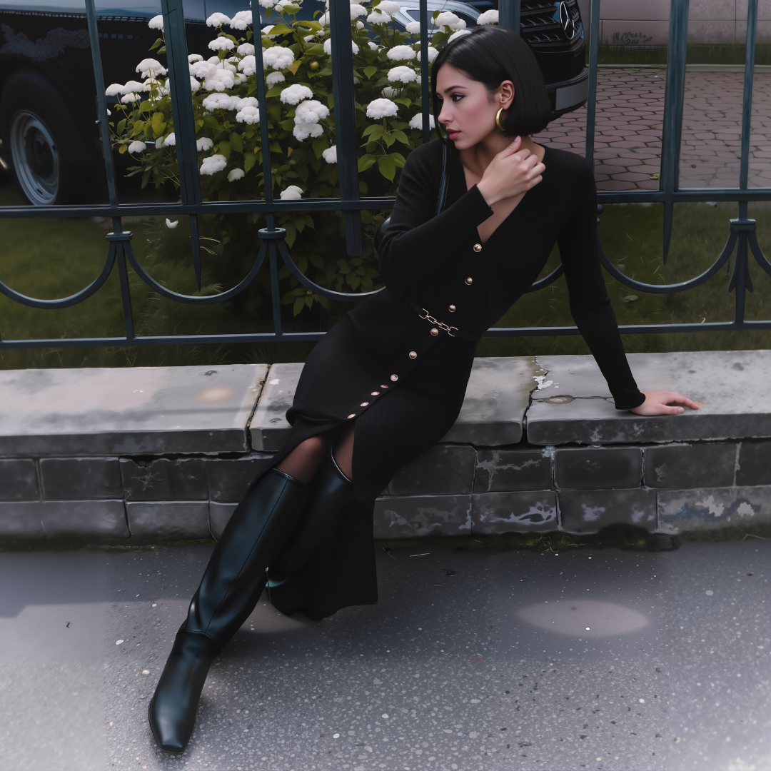 Avina Rib Dress