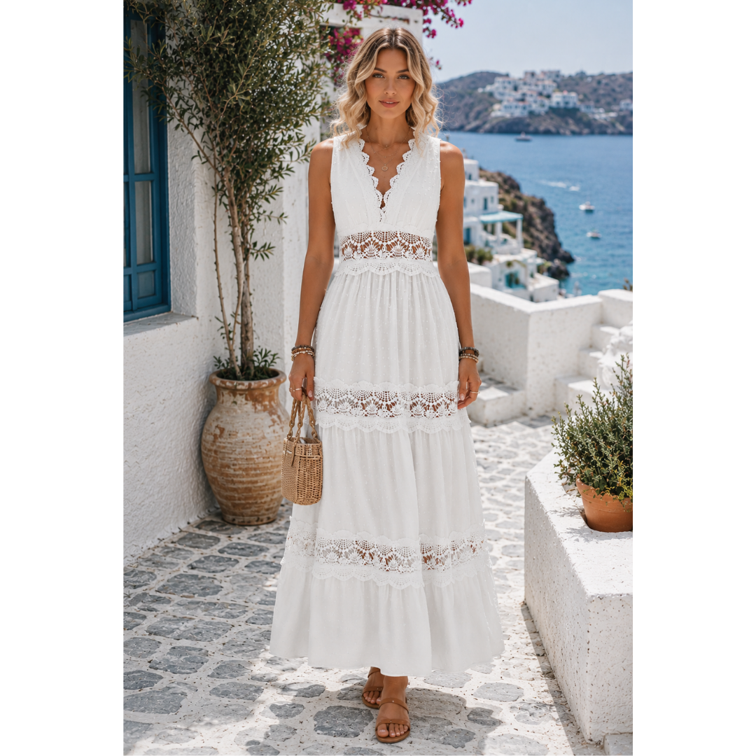 Heavenly Lace Gown Dress