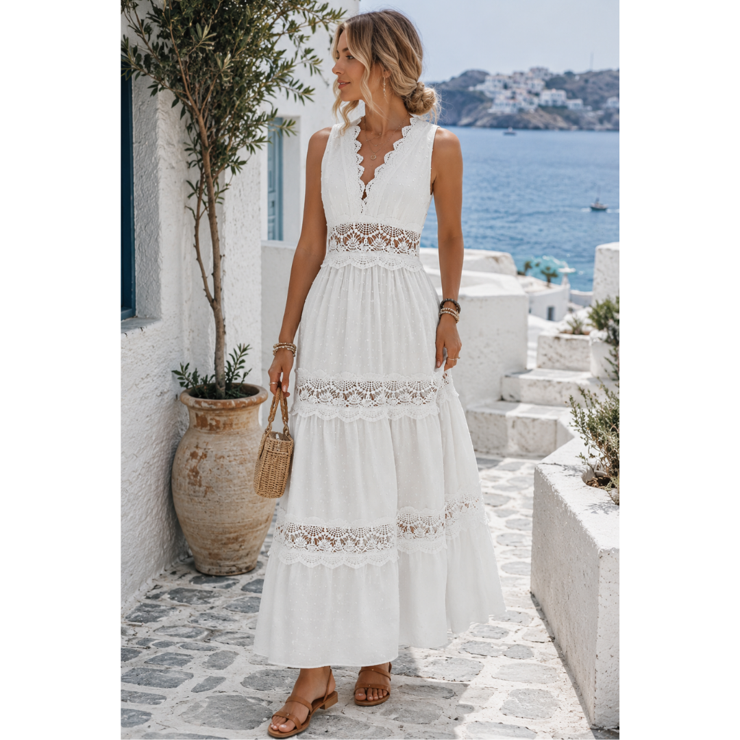 Heavenly Lace Gown Dress
