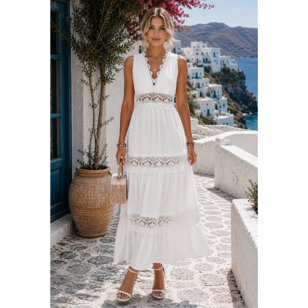 Heavenly Lace Gown Dress