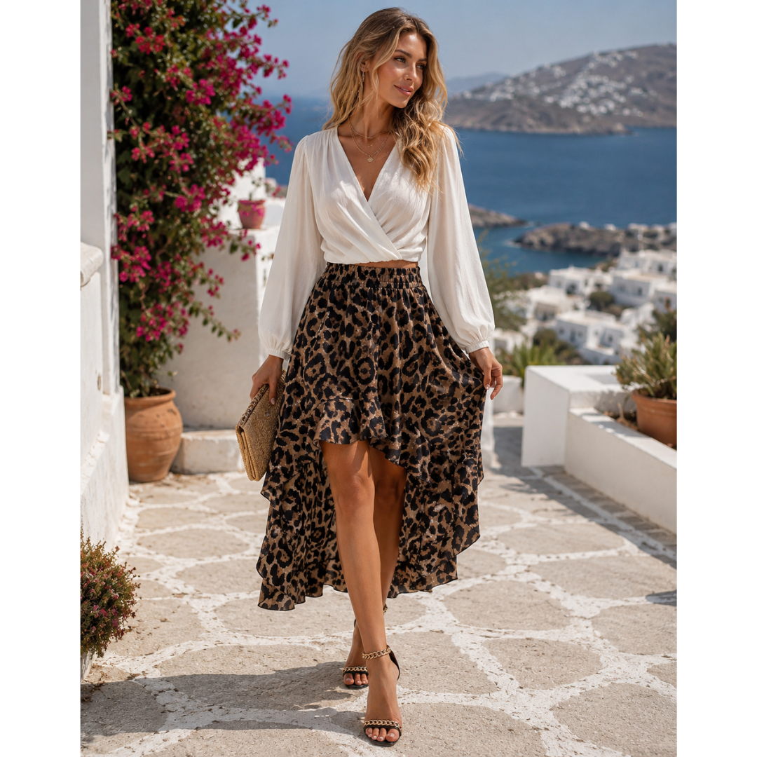 Leopard Luxe Skirt