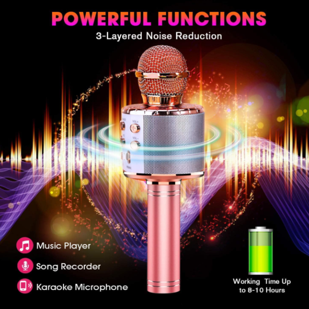 Bluetooth Multi-function Microphone - Home Karaoke with Style!