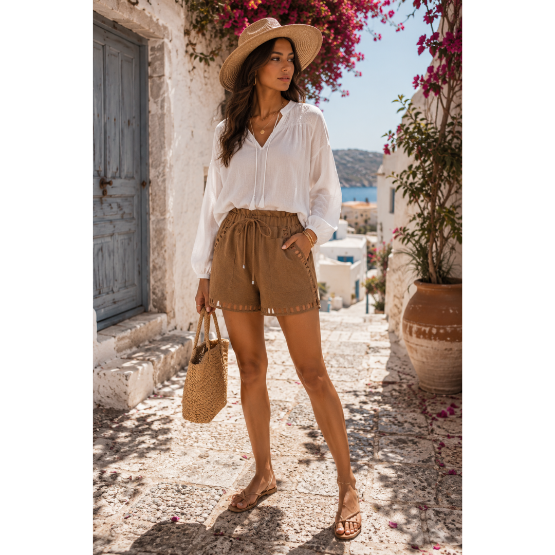 Olivia Linen Shorts
