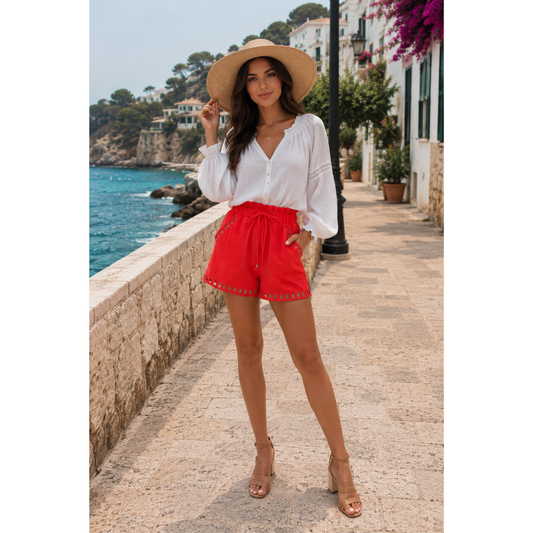 Olivia Linen Shorts