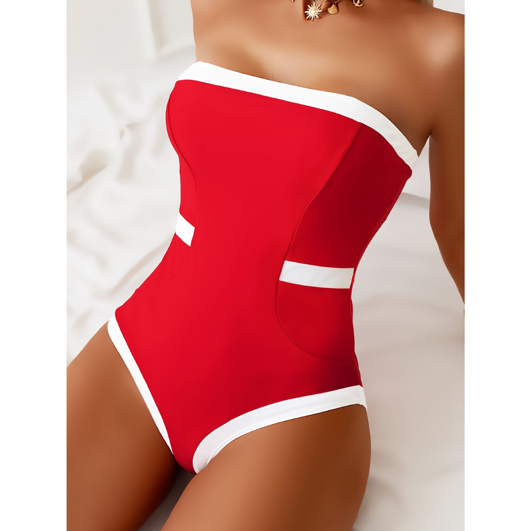 Shape Control Bandeau Swimsuit