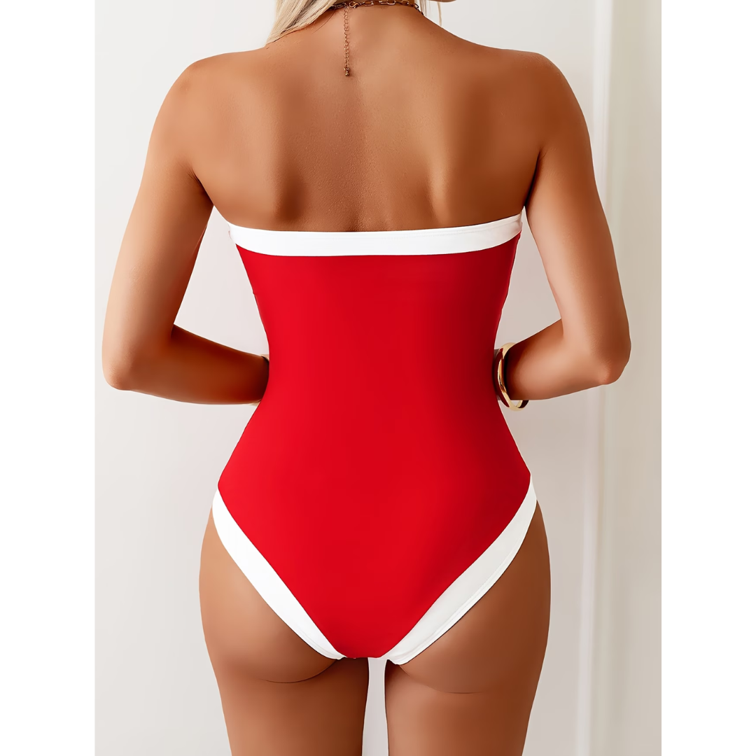 Shape Control Bandeau Swimsuit