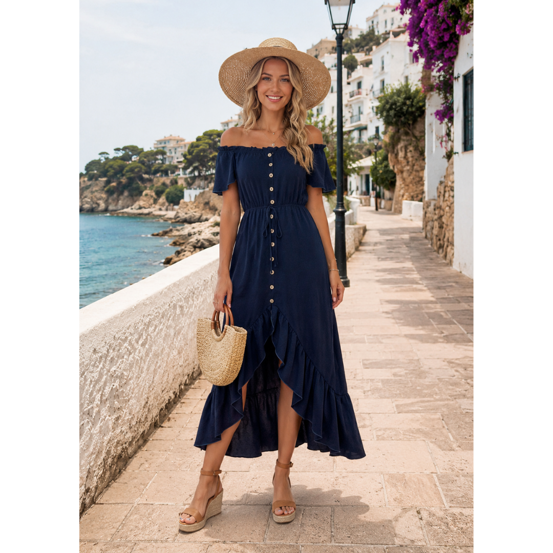 Waves of Elegance Dress