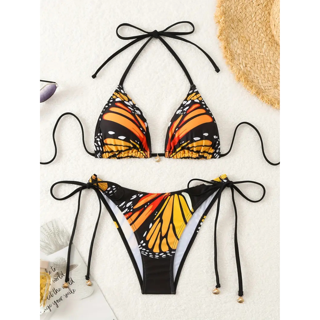 Butterfly Bliss Triangle Bikini