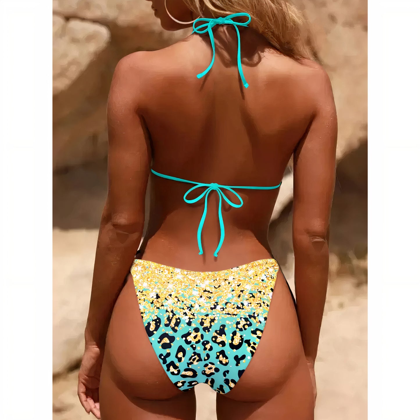 Turquoise Glam Bikiniset